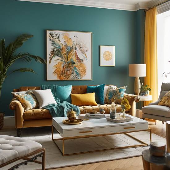 藍(lán)綠色配什么顏色好看,藍(lán)綠色最佳配色方案:白色米色黃色彰顯高級感