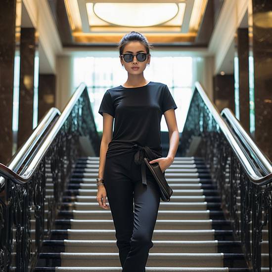 黑上衣配什么褲子好看，黑上衣百搭褲裝配色方案：時(shí)髦顯瘦必備攻略