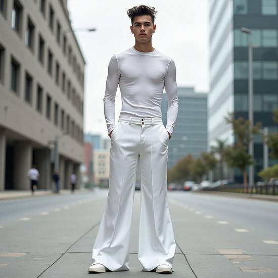 男士白色褲子配什么顏色上衣好看,男士白褲時尚配色指南:優選上衣色彩盡顯魅力