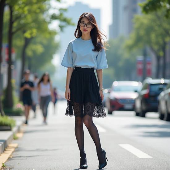 藏藍色裙子配什么顏色襪子,藏藍裙子襪子顏色搭配指南