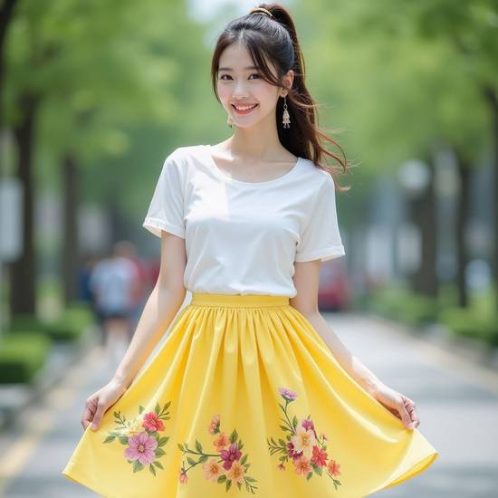 黃裙子搭配什么鞋子好看，黃裙子鞋履搭配秘籍，輕松穿出時尚魅力