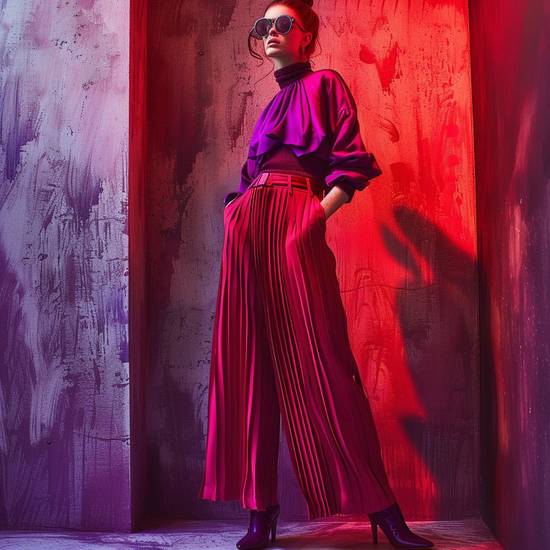 紅色衣服配什么褲子好看，紅色上衣搭配指南：五種褲子色彩穿出時尚感