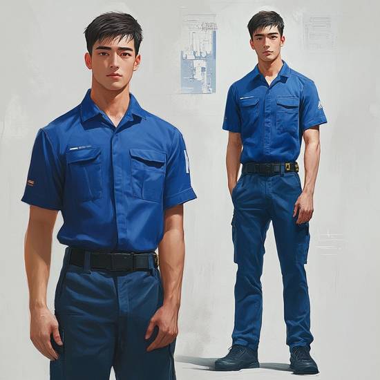 深藍色短袖配什么顏色褲子,深藍色短袖褲子顏色搭配指南