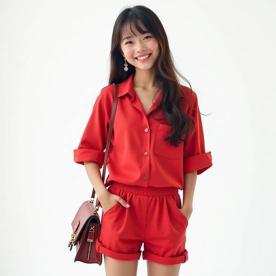 紅色上衣配什么顏色的褲子，紅色上衣褲子顏色搭配推薦