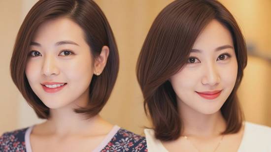 鎖骨發適合什么臉型，鎖骨發全臉型適配指南：圓方臉顯瘦首選