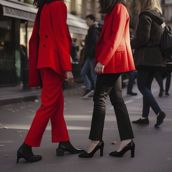 紅色衣服配什么褲子好看,紅色衣服褲子搭配時髦方案